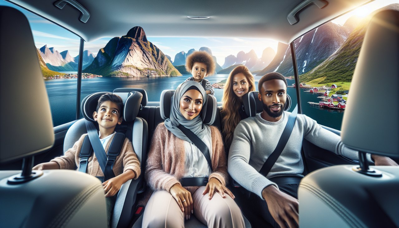 10 triks for trygg kjøring med barn på lange norske bilturer