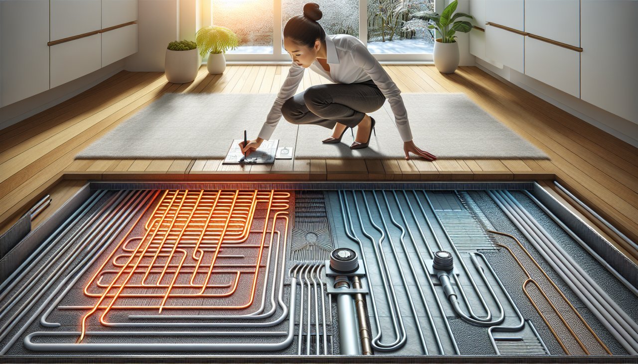 Hva skiller elektrisk gulvvarme fra vannbåren gulvvarme?