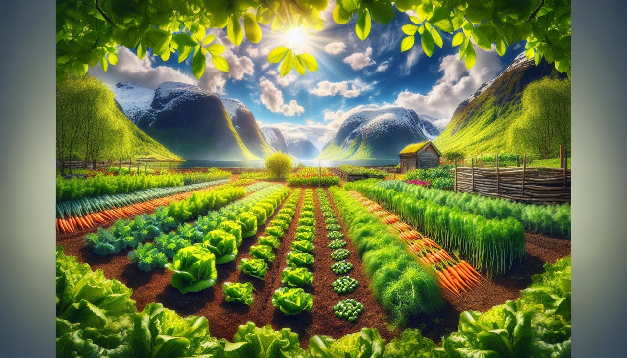 Når er det best å plante grønnsaker utendørs i Norge?